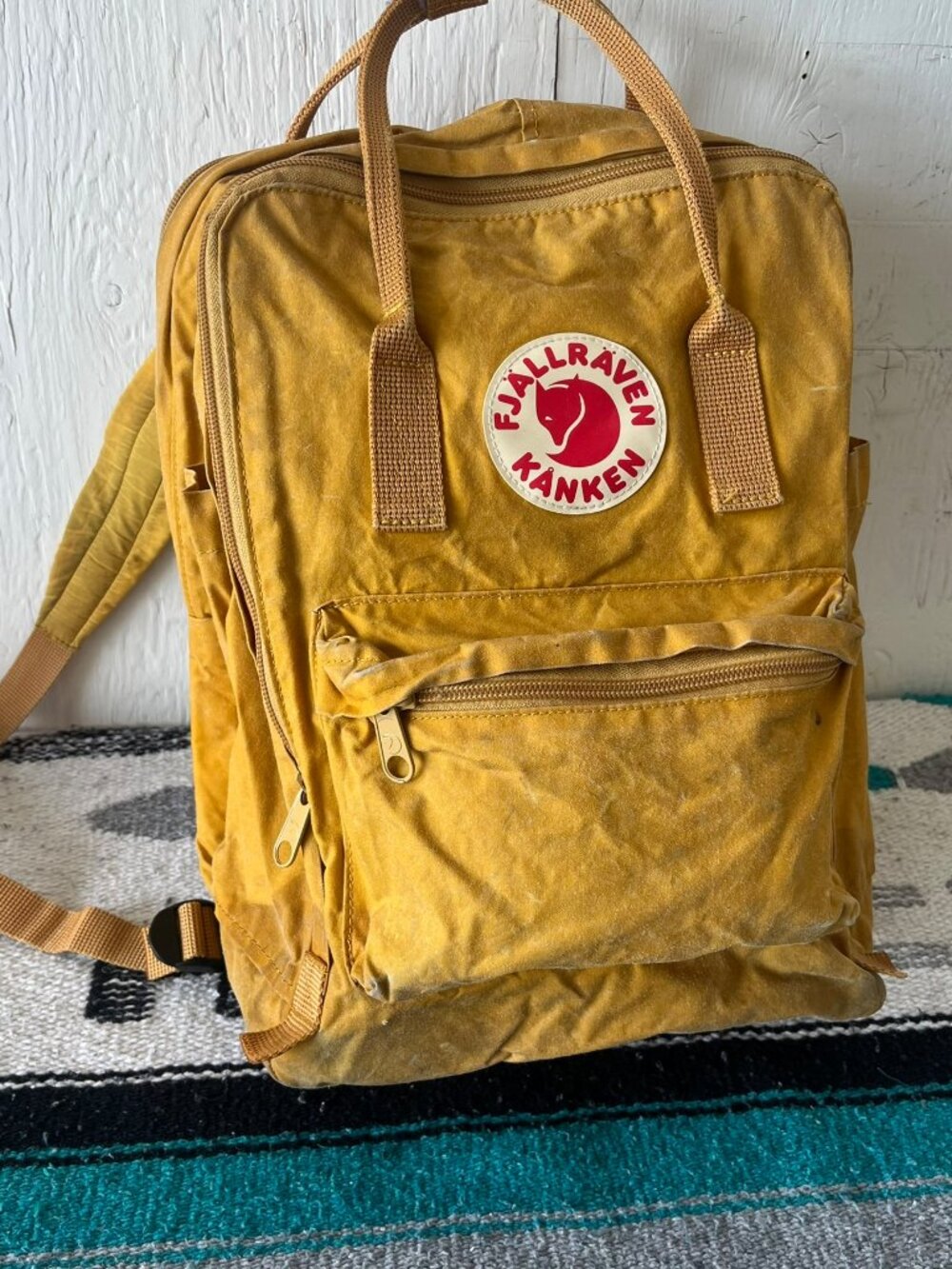 Fjällräven Kånken Mustard Yellow Backpack